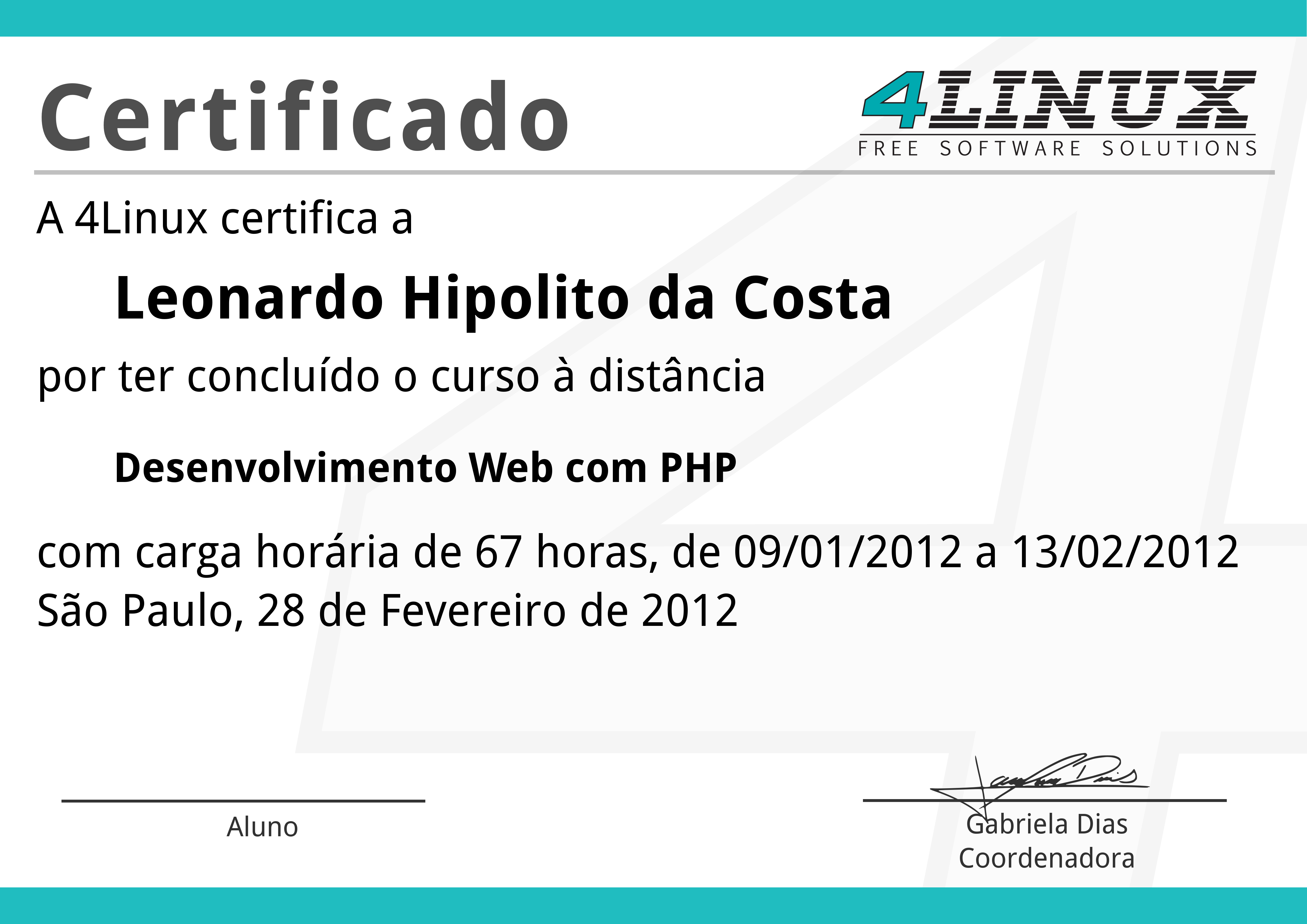 certificado